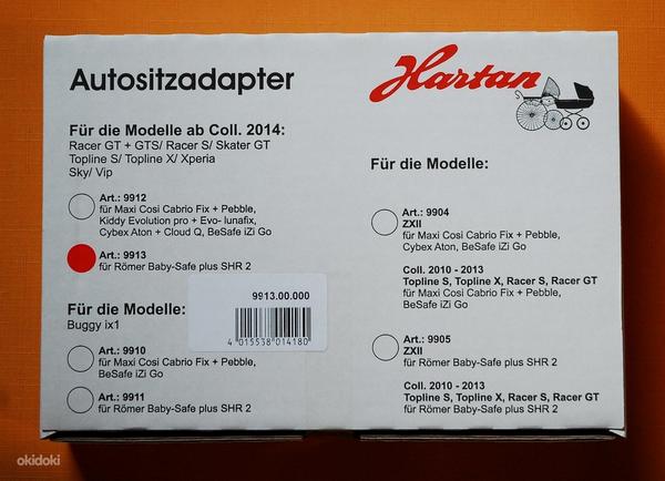 Hartan adapterid turvahälli kinnitamiseks Mudel 9913 (foto #1)