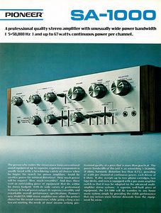 Pioneer SA-1000 Stereo Integrated Amplifier (6 foto / 7)