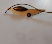 Vintage pukukoru alumiini rautalanka koriste