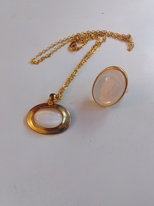 Juhla koru setti sormus ja kaula koru (1 valokuva sivusta 4)