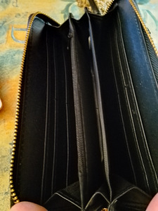 Rodiier Paris musta nahka lompakko mokka nauhat (3 valokuva sivusta 4)