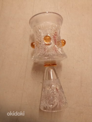 KRISTALLI LASI MALJAKKO KULLANVÄRISET HELMET