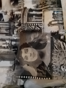 Vintage meikki laukku musta muovia (7 valokuva sivusta 7)