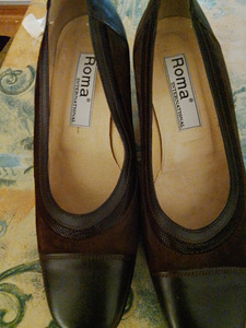 Roma international tumma ruskeat nahka avokkaat (6 valokuva sivusta 6)