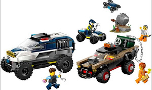 60449 LEGO City Politseiauto ja tagaajamine maastikul (1 foto / 2)