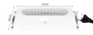 Мощный пылесборник для маникюра P8887 3 вентилятора + 2 сумк (3 фото из 9)