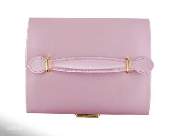Чемоданчик для ювелирных украшений P6400 розовый цвет (фото #3)