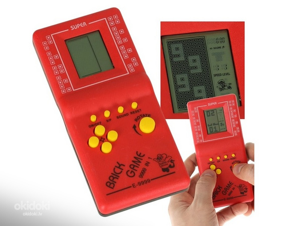Elektroniskā spēle Tetris 9999 vienā sarkans 7686_1 (foto #6)