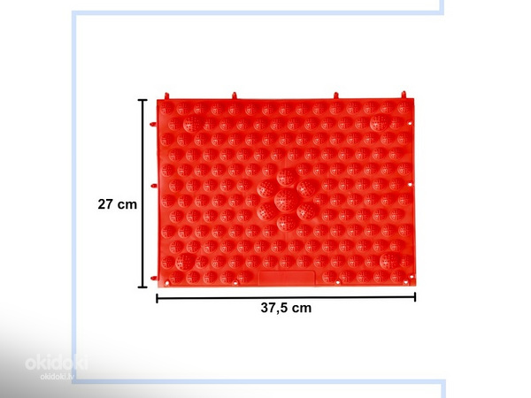 Сенсорно-массажный коврик красный (6356_2) (фото #4)