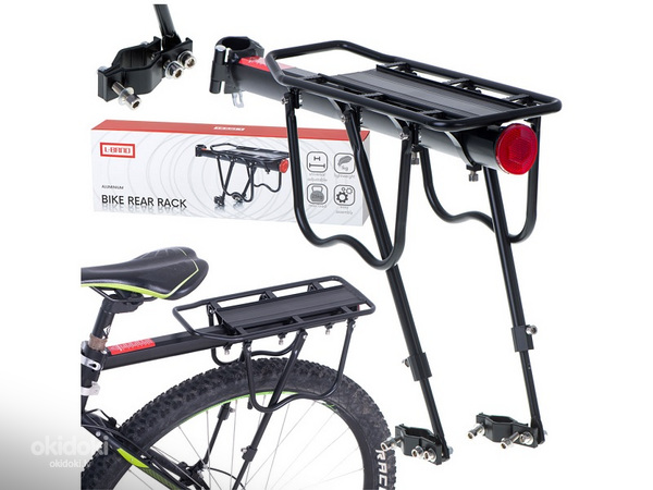 Велосипедный багажник L-BRNO (5054) Нагрузка до 25 кг (фото #1)