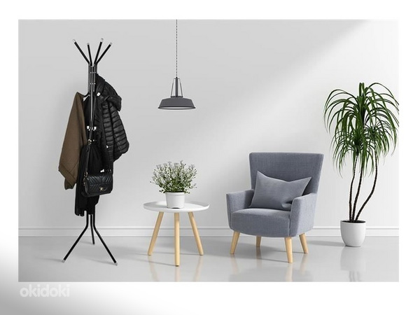 Drēbju pakaramais 170 cm melns (P23815) (6 no 7)
