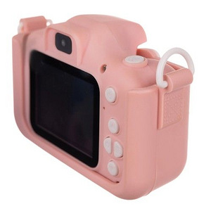 Мини фотокамера цифровая 32GB розовая P22296 (8 фото из 10)
