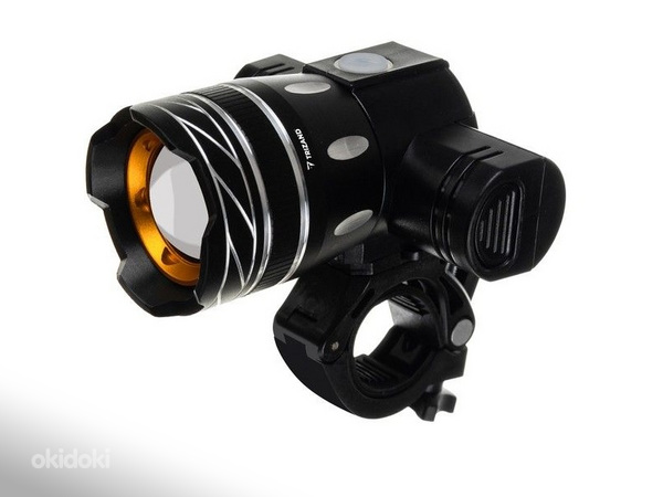 Передний и задний велосипедный фонарь T6 USB P23681