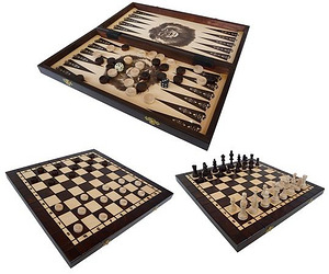 Шахматы, шашки, нарды 3 в 1 №141 (1 фото из 8)