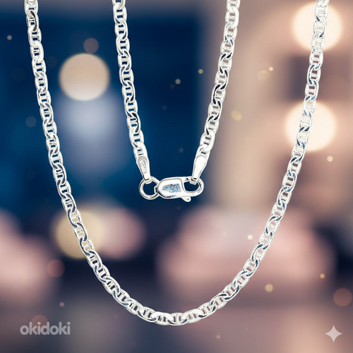 Sudraba ķēdīte Marina 2 mm , dimantu apstrādājums #2400088