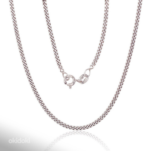 Sudraba ķēdīte Kartjē 2 mm , dimantu apstrādājums #2400137