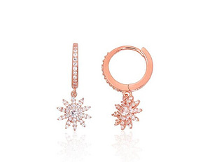 Sudraba auskari ar apaļu aizdāri #2204274(PAu-R)_CZ (1 foto no 1)