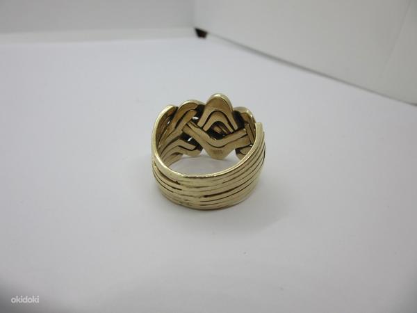 Массивное-золотое-мужское кольцо-16.99гр. (фото #3)