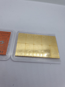 Kuld-999,9-prooviga-Valcambi-Comibar-10x3,11gr (3 foto / 5)