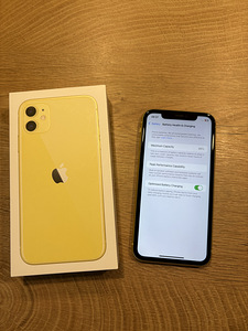 iPhone 11, Yellow, 64GB, Battery 86% (1 foto / 5)