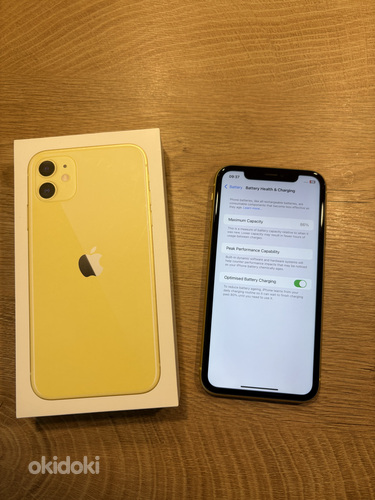 iPhone 11, Yellow, 64GB, Battery 86%