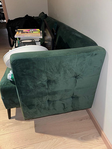 Green Velvet Sofa (3 foto / 3)