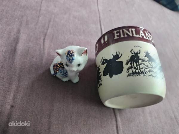 Фарфоровый поросёнок Россия и кружка из Финляндии