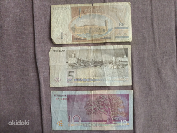 Eesti kroonid (1,5,10)