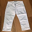 Белые полудлинные джинсы (фото #2)