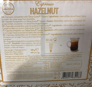 Kohvikapslid ja teekapslid Veronese Dolce Gusto Crema (3 foto / 3)