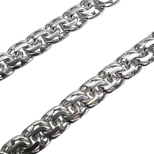 Handmade Bismarck Matte Box Chain 925 Sterling Silver (4 foto / 6)
