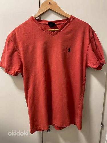 Polo Ralph Laureni meeste T-särk, punane, suurus S.