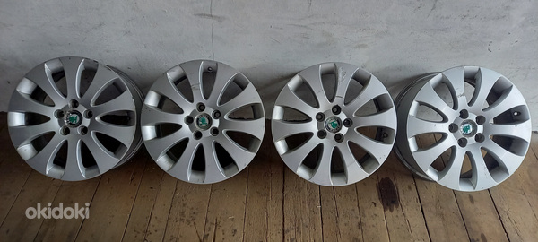 Диски 17" 5×112 skoda
