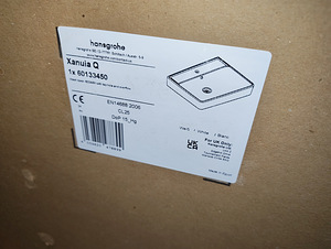Hansgrohe Xanuia Q valamu 600x480 mm valge (uus) (4 foto / 4)