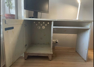 Puidust kirjutuslaud arvutilaud (4 foto / 6)