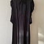 Черное женское платье миди с пышными рукавами h&M Studio, размер 42 (фото #2)