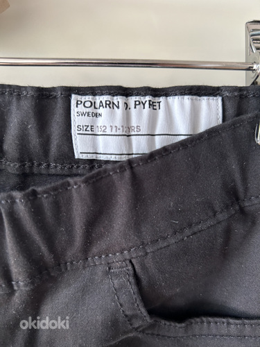Polarn O.Pyret POP puuvillased püksid teksad strech s.152 (foto #2)