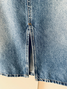 MINT VELVET Indigo Denim Pencil Skirt, teksaseelik UK18, XL (6 foto / 10)