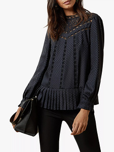 Ted Baker Shilli Animal Mesh Lace Swing Top (1 foto / 10)