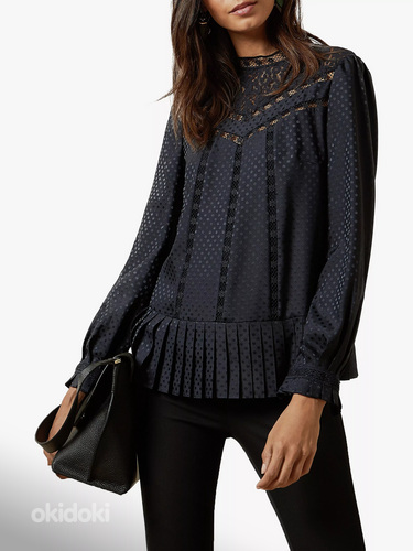 Ted Baker Shilli Animal Mesh Lace Swing Top