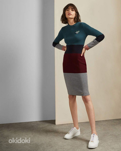 Ted Baker FRANAE Ribbed knitted dress kleit