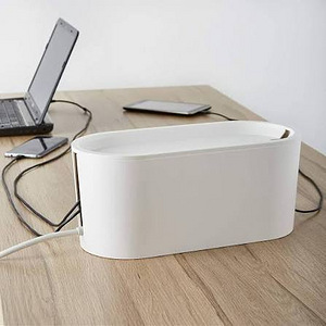 IKEA ROMMA kaablikarp kaanega, cable box (1 foto / 7)