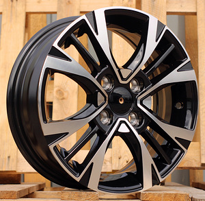 R14x5.5  4X100  ET  40  54.1  Y1127  (L2285)  Black Polished (MB)  For KIA  (P1) (1 foto / 1)