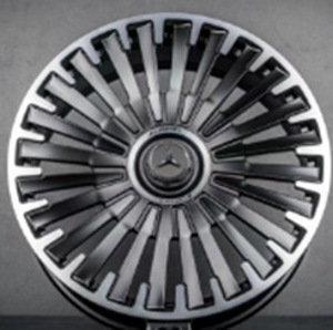 R20x8.5  5X112  ET  32  66.6  Y0425  (YF0425)  Black Polished Half Matt (MBHM)  For MER  (Z5)  ((EQS V297) HYBRID FORGED) (1 foto / 1)