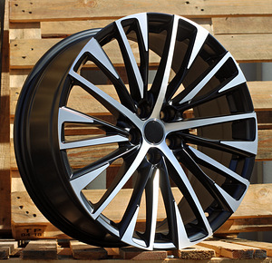 R20x8  5X114.3  ET  30  60.1  Y1118  Black Polished Half Matt (MBHM)  For LEX  (K4)  (NEW Model) (1 foto / 1)
