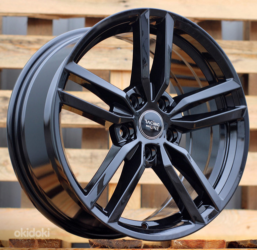 R17x7.5  5X112  ET  30  66.6  Y0136  Black (BL)  For RACIN  (R)