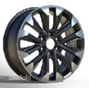 R18x7.5  6X139.7  ET  25  106.1  Y0185  Hyper Black (HB)  For TOYOT