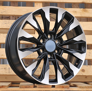 R20x8.5  6X139.7  ET  25  106.1  Y0185  (H880F)  Black Polished (MB)  For TOYOT  (K7)  (HYBRID FORGED) (1 foto / 1)