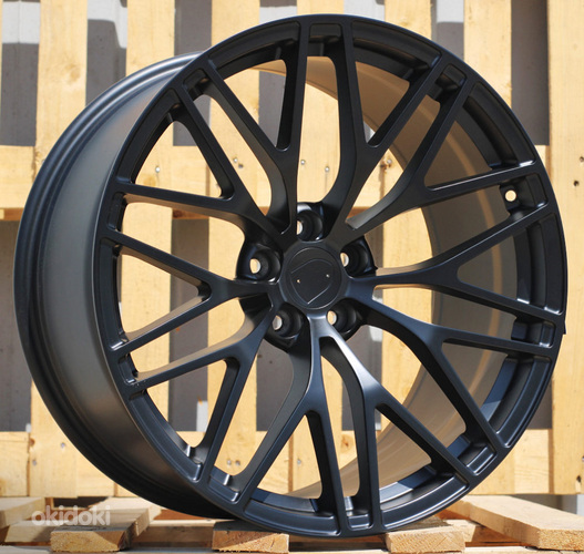 R21x10  5X112  ET  18  66.5  XFRGW5697  Black Matt (BM)  For PORCH  (K3)  (FORGED (Rear+Front))