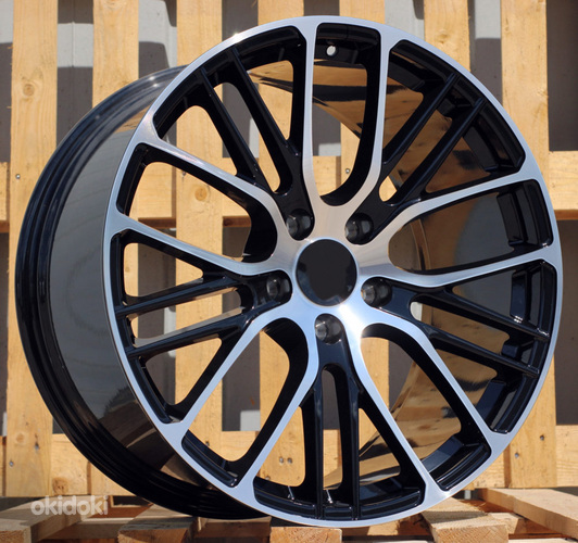 R21x11  5X130  ET  60  71.6  XFRGW5304  Black Polished (MB)  For PORCH  (K3)  (FORGED (Rear+Front))